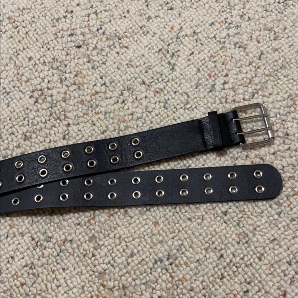 Brandy Melville leather grommet belt